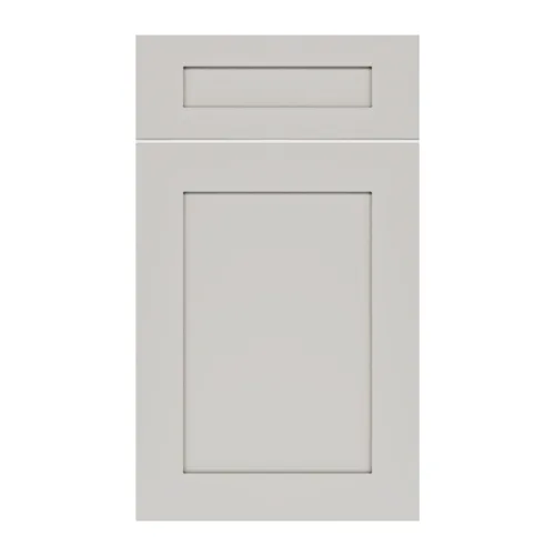 HomeCabinets Lunar Gray Shaker cabinet door swatch