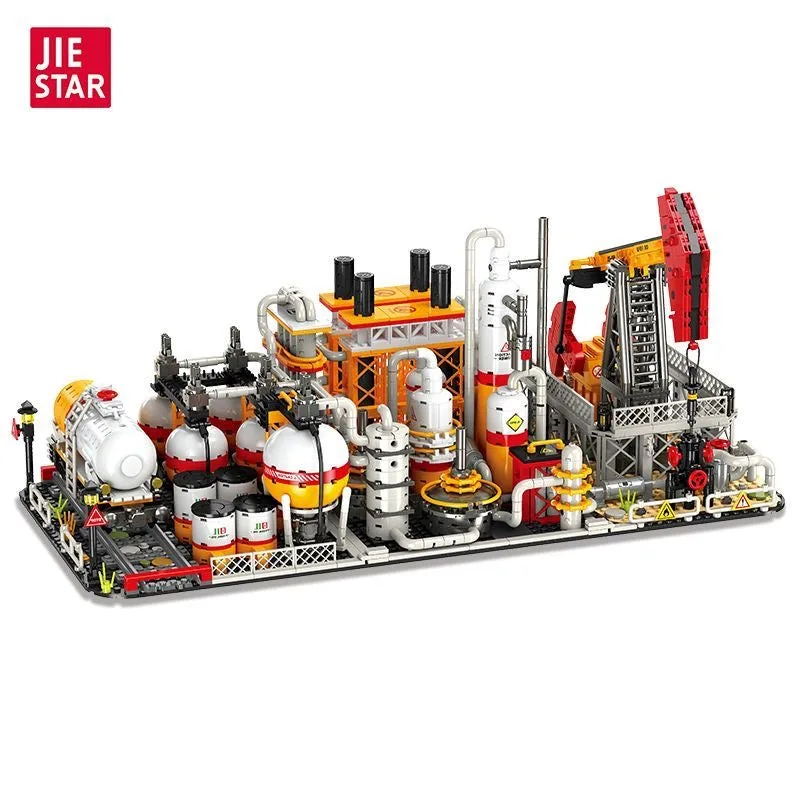 JIE STAR Petrochemical Plant building block set