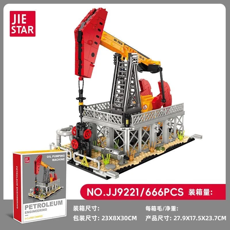 JIE STAR Petrochemical Plant building block set, alternate angle