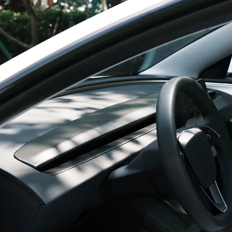 TPARTS real carbon fiber dashboard cover for Tesla Model 3